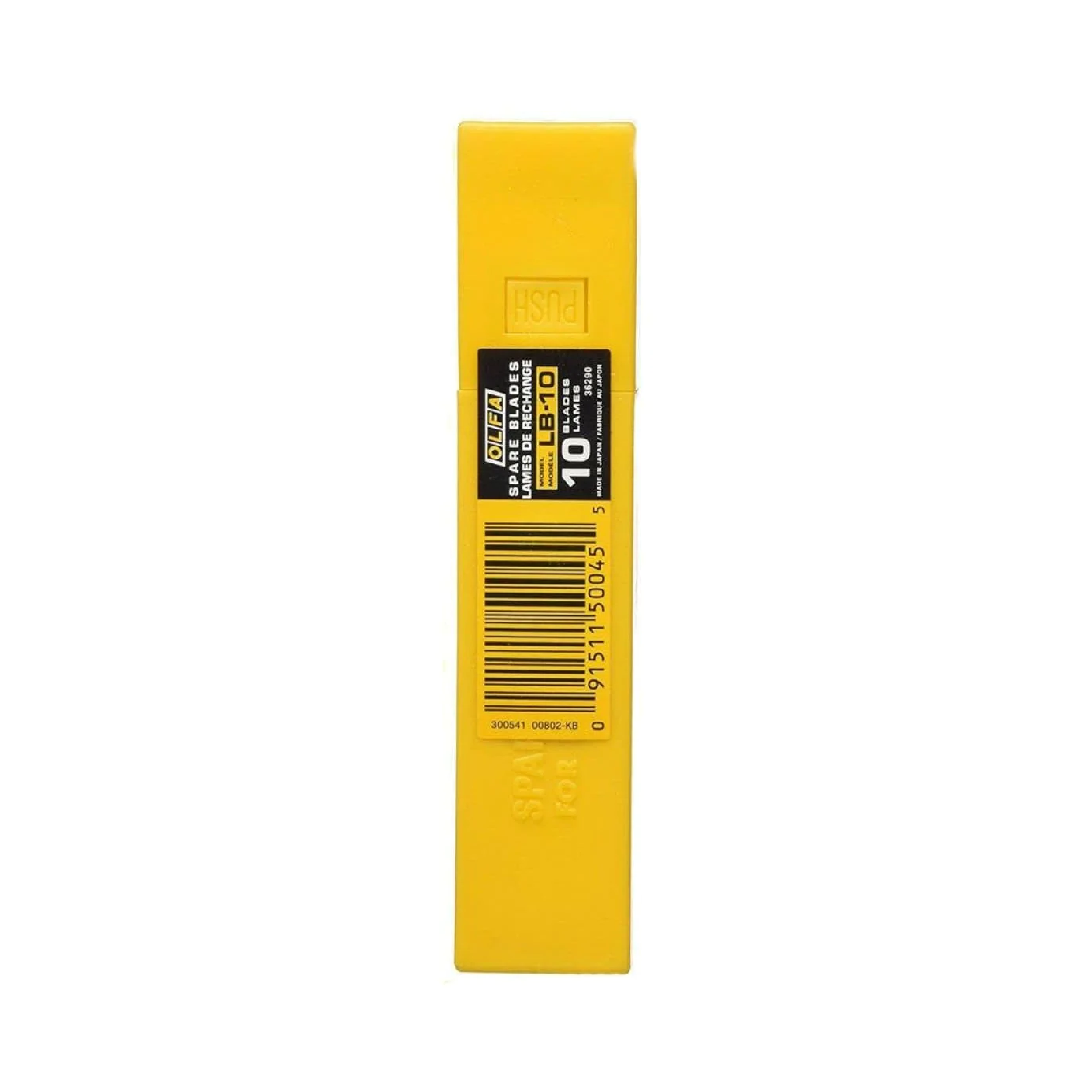 Olfa Heavy Duty Snap Blades, 18mm, Silver, 10Blades/Tube (LB-10)