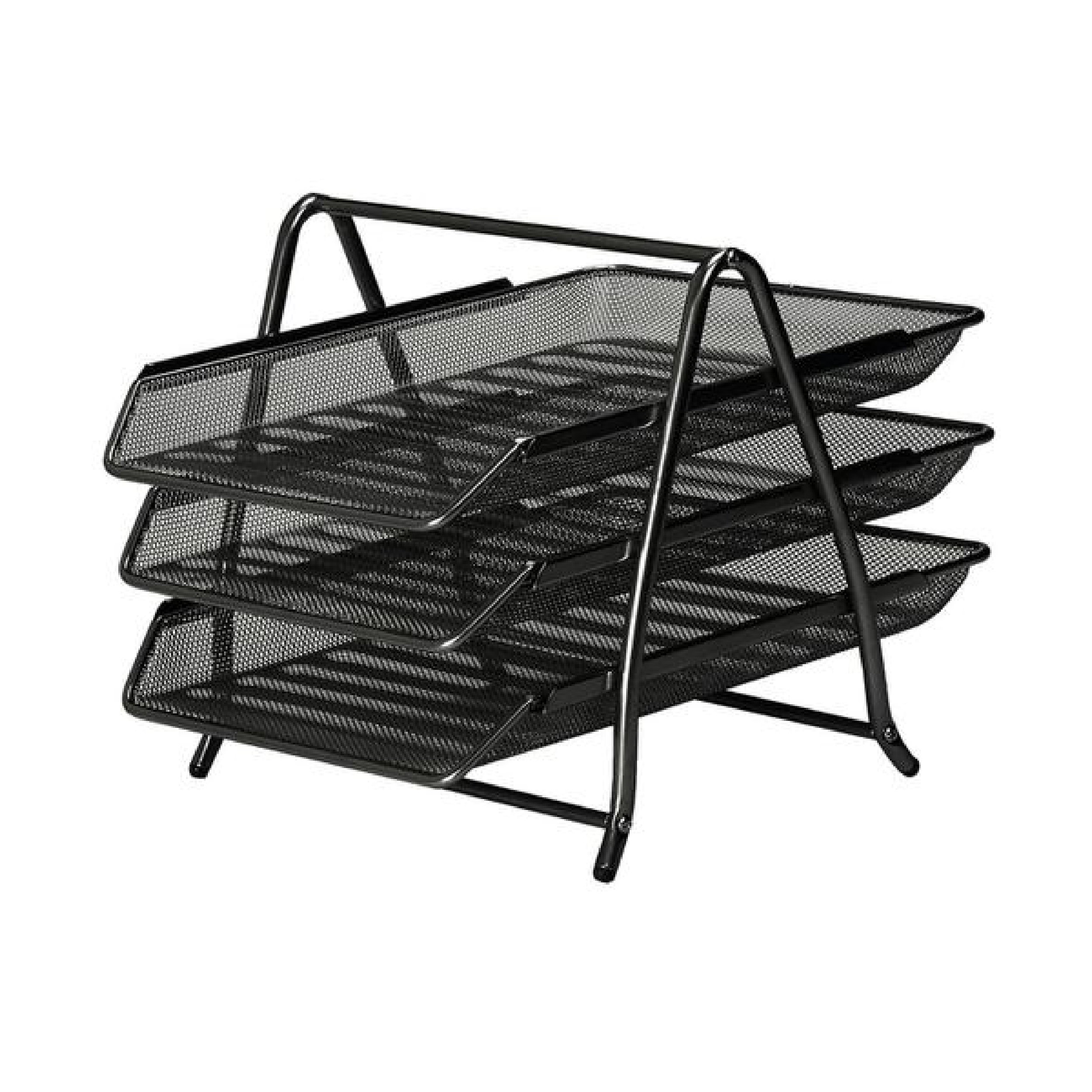 Modest Paper Tray, Metal Mesh, 3-Tier (MS 2003)