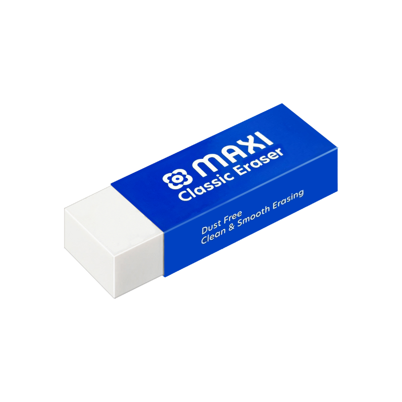 Maxi Classic Dust Free Erasers, Big Size, 06cm (MX-WS-C20)