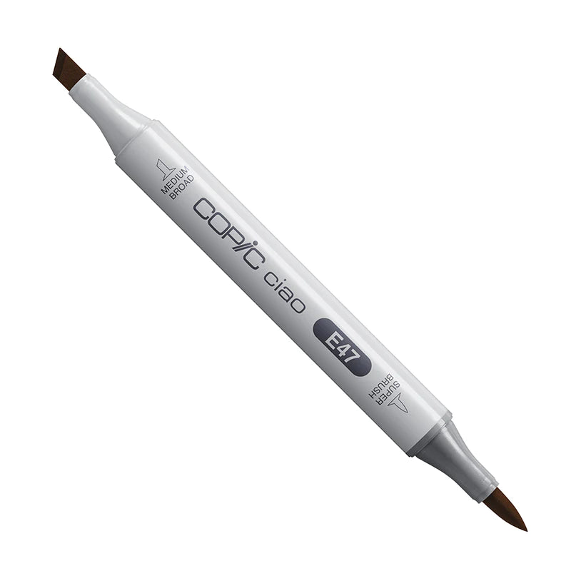 Copic Ciao, E47 Dark Brown