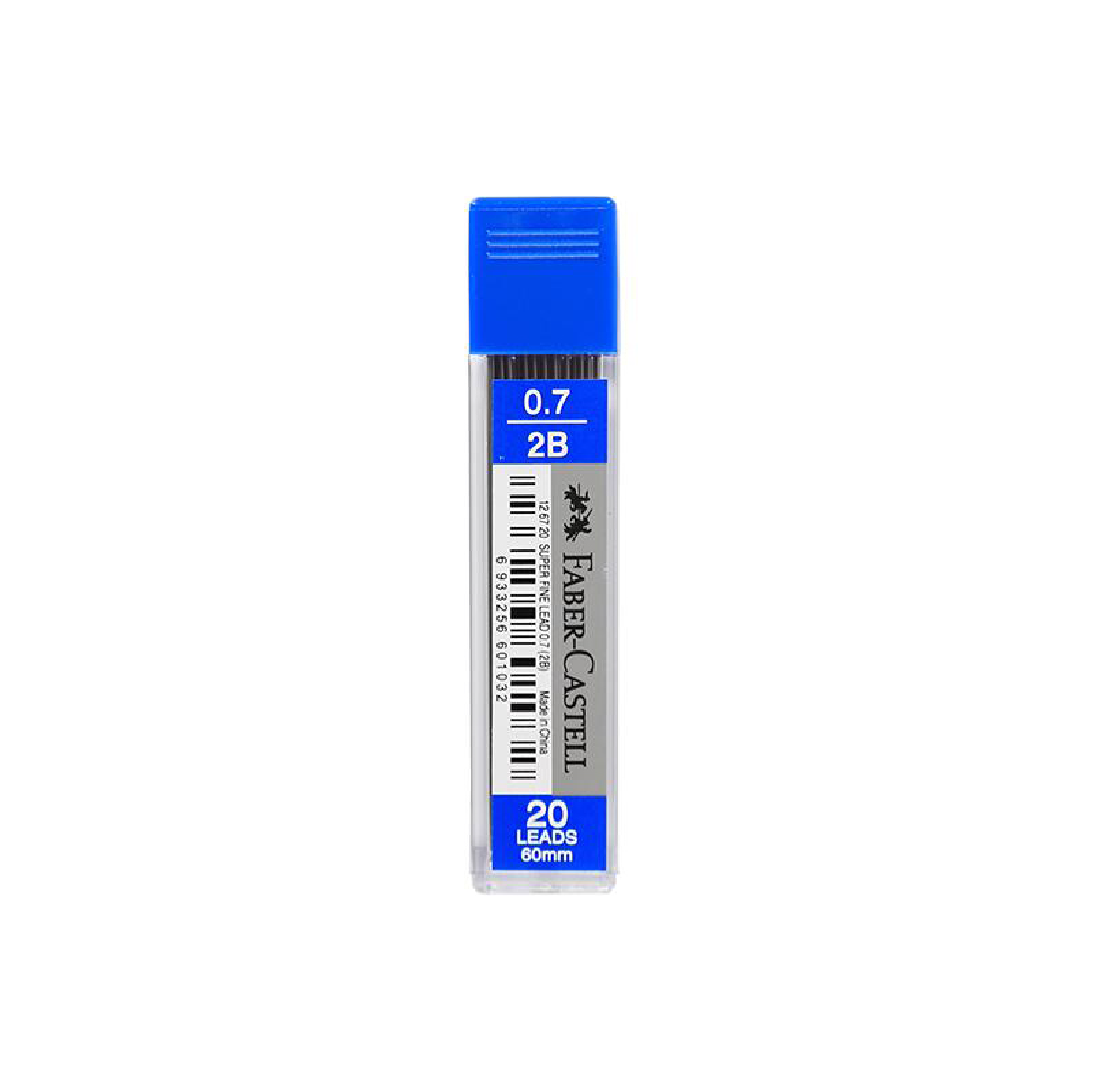 Faber-Castell Lead Refill, 0.7mm, 2B, 20/Leads (12 67 20)