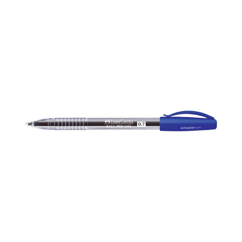 Faber-Castell 1423 Ballpoint Pen in Blue Color available in Pack of 50
