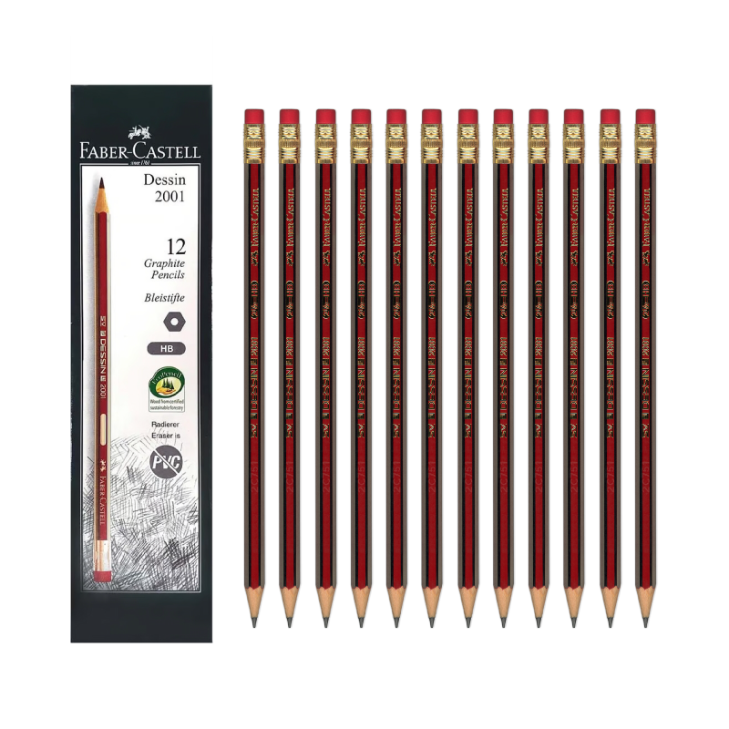 Faber-Castell Dessin Pencil, HB, 12/Pack (2001)