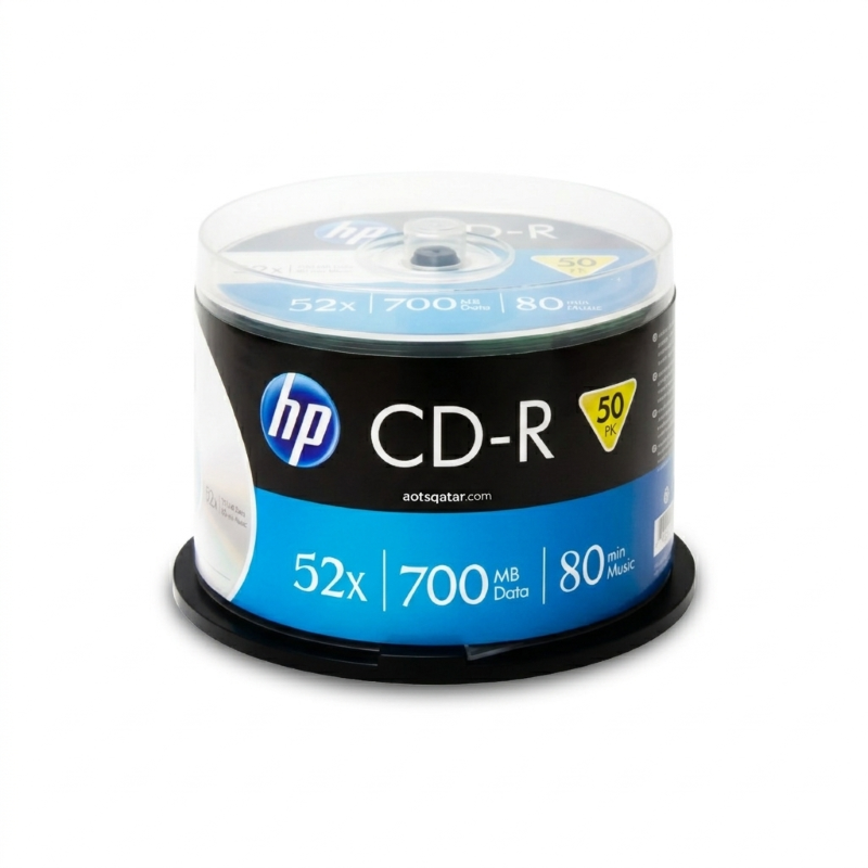 HP 52x CD-R, 700MB Capacity, 80min, 50 Pack Spindle
