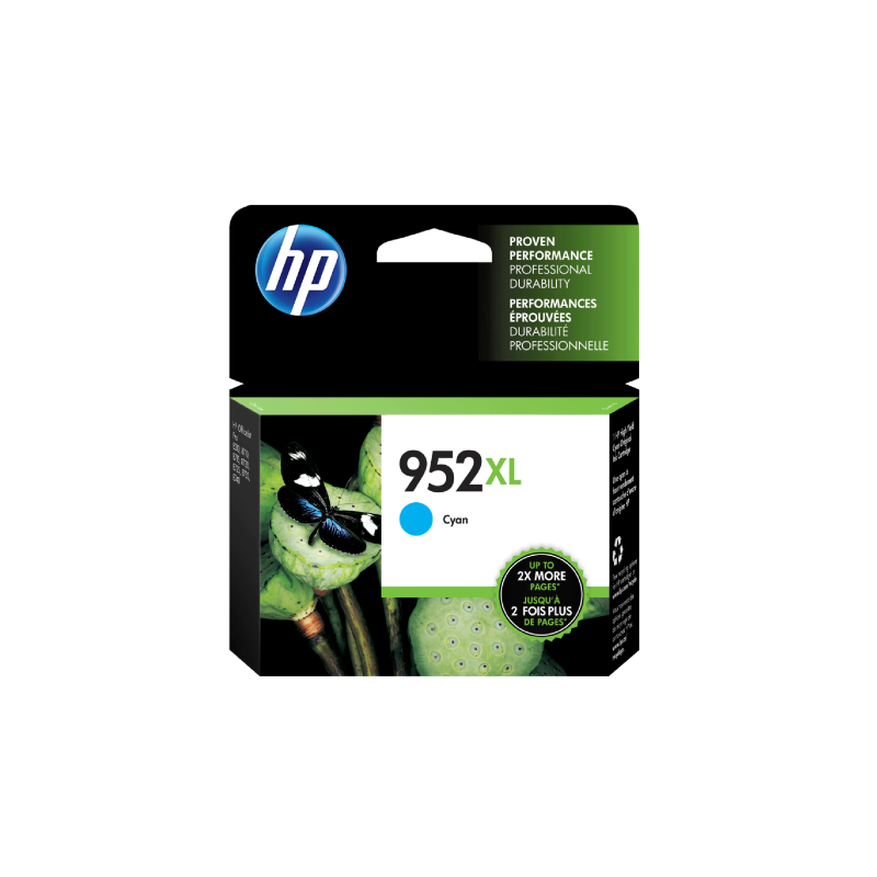 HP 952XL Cyan Ink Cartridge (L0S61AN)