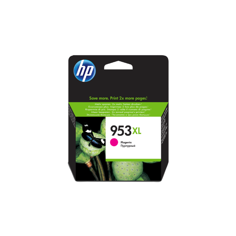 HP 953XL Magenta Ink Cartridge (F6U17AE)
