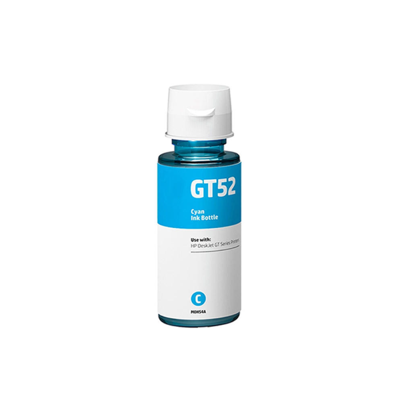 HP GT52 Cyan Ink Bottle, 70ml (M0H54A)