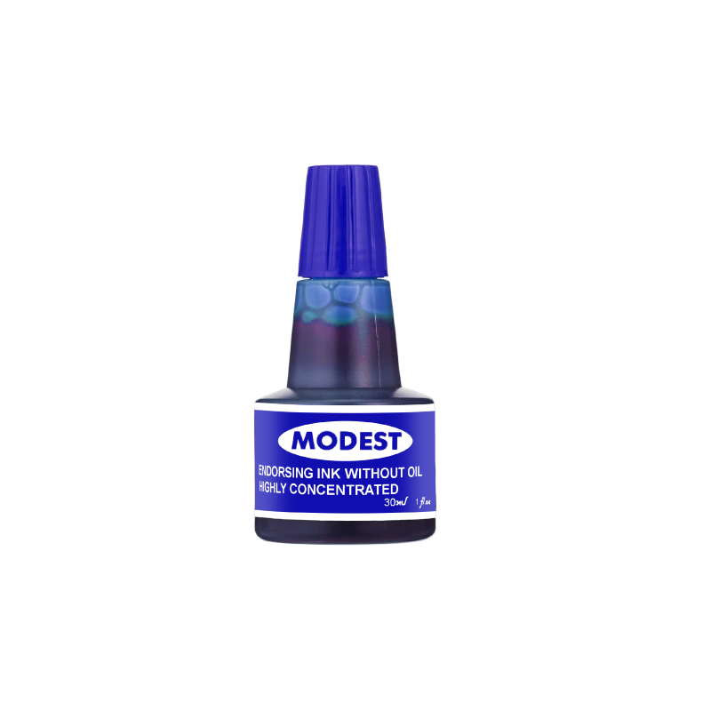 MODEST Stamp Pad Ink, 30ml, Blue (INK BL)