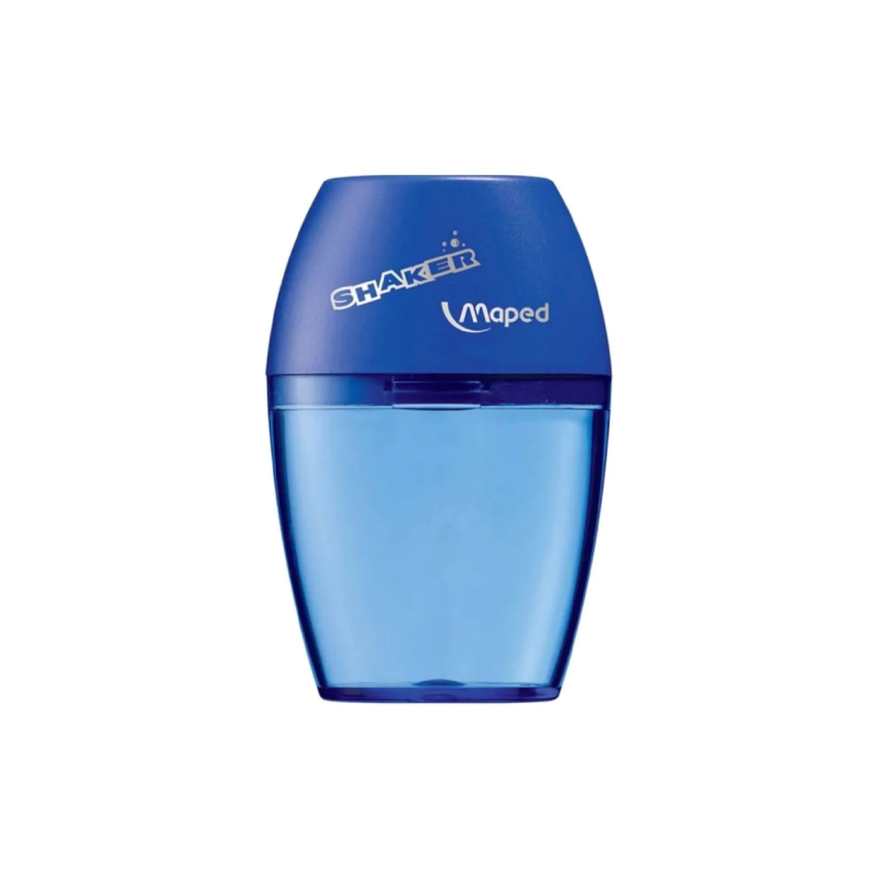 Maped Shaker Manual Pencil Sharpener, Single Hole Tube (MD-534753)