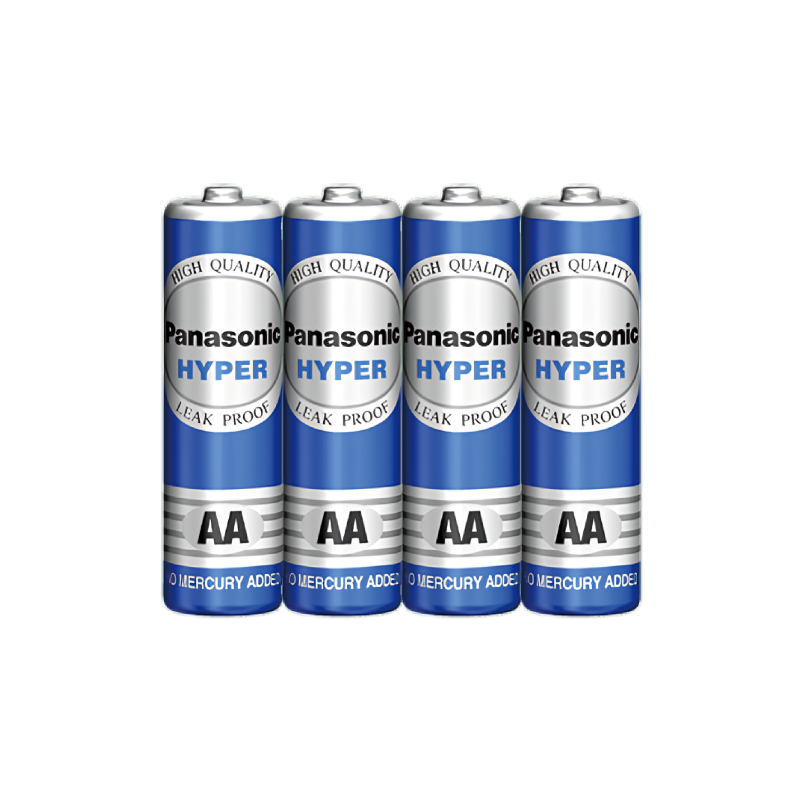 Pack of 04 Panasonic AA Batteries