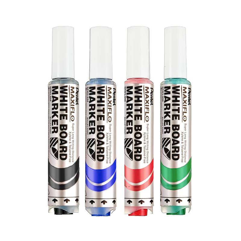 Pentel MAXIFLO Whiteboard Marker Pen, Bullet Tip (MWL5M)