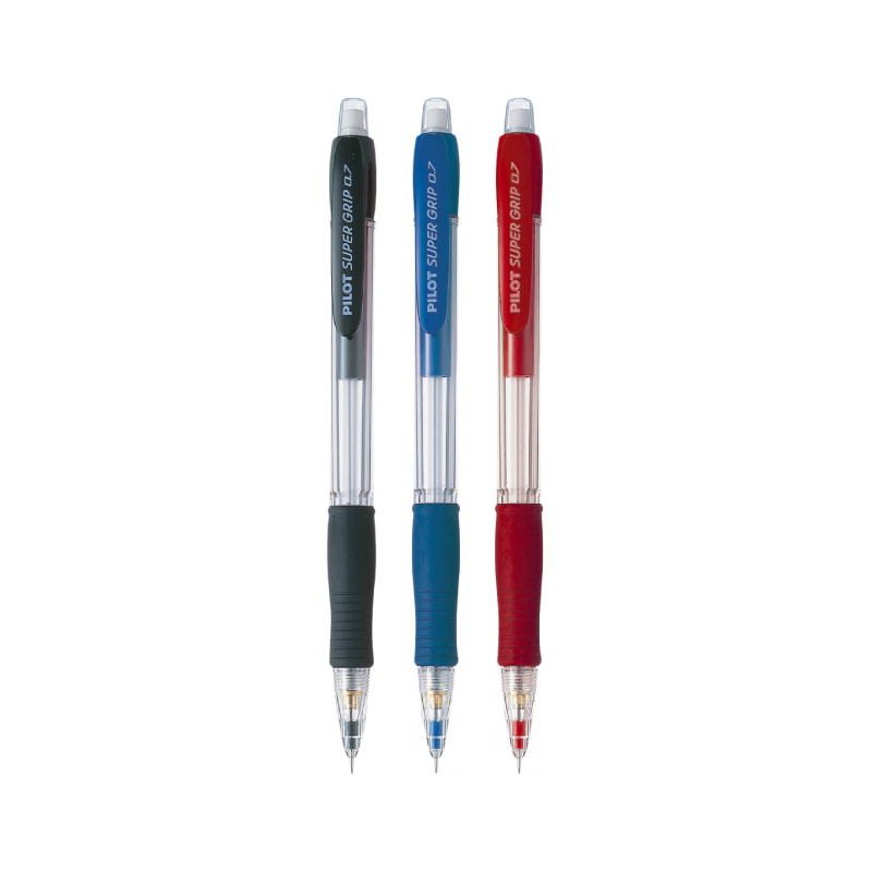 Pilot Super Grip Mechanical Pencil, 0.7mm (H-187-SL)
