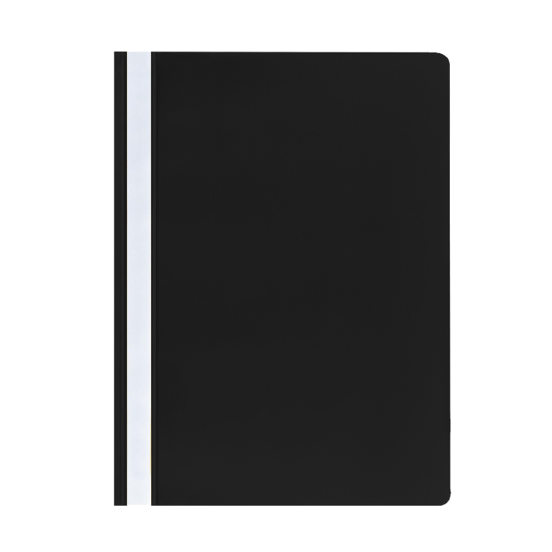Project File, Clear View, A4, Black