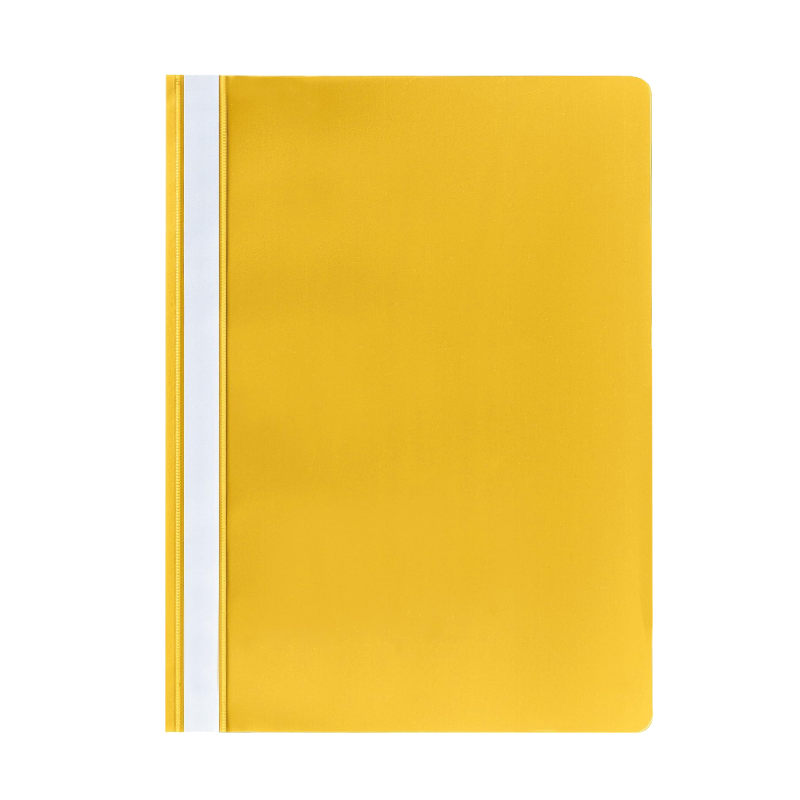 Project File, Clear View, A4, Yellow