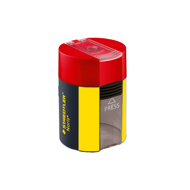 Staedtler Noris Manual Pencil Sharpener, Single Hole Tube (ST-511-004)