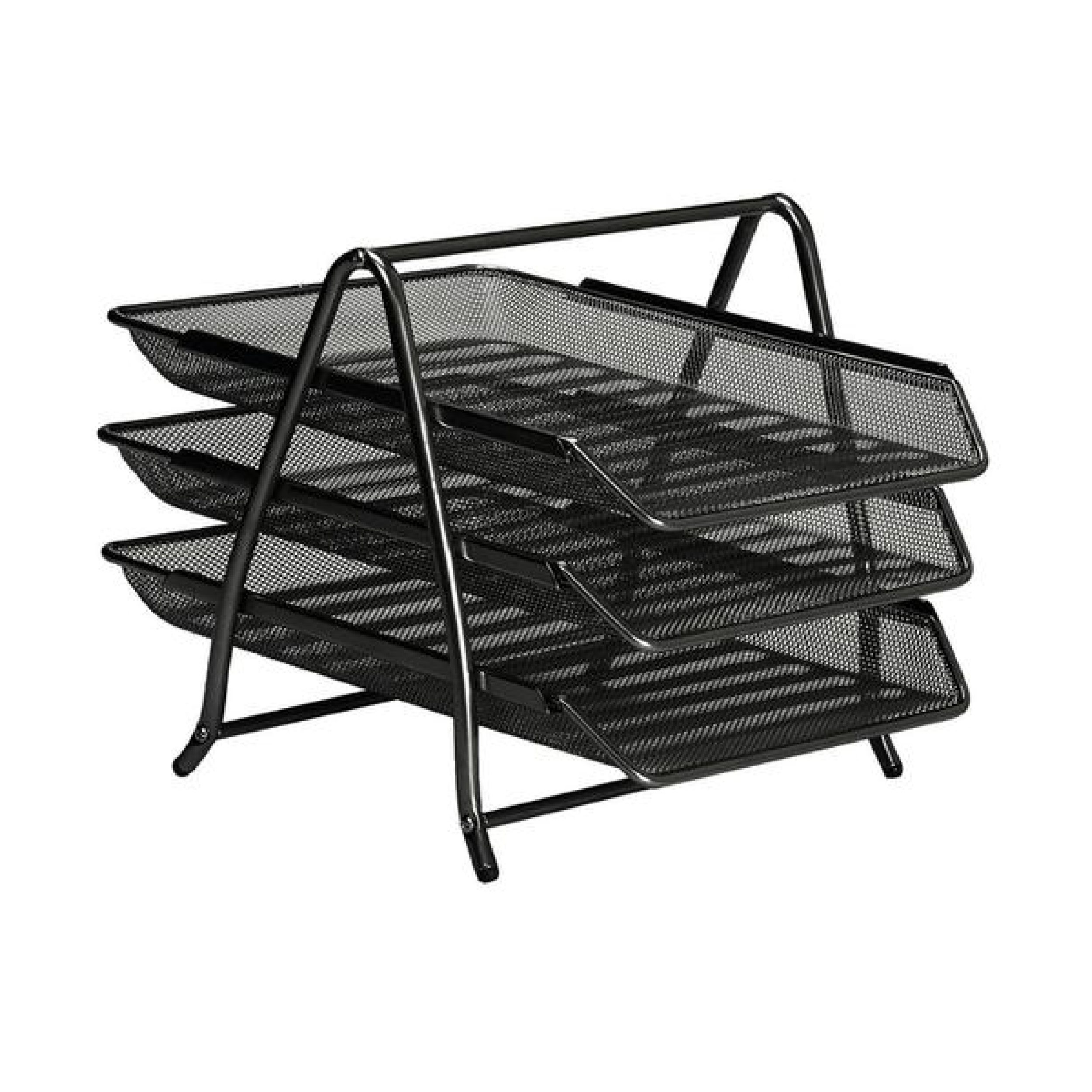 3 Tier Metal Mesh Tray for Organizing Documents
