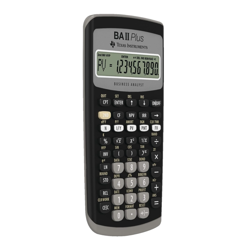 Texas Instruments BA II Plus Financial Calculator (BA-II-PLUS)