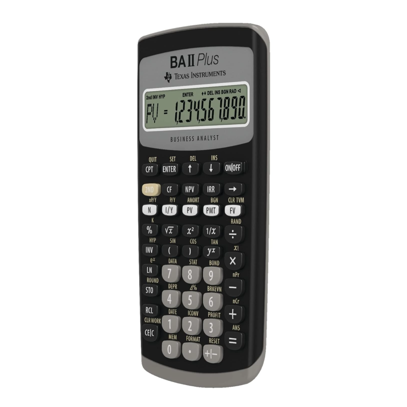 Texas Instruments BA II Plus Financial Calculator (BA-II-PLUS)
