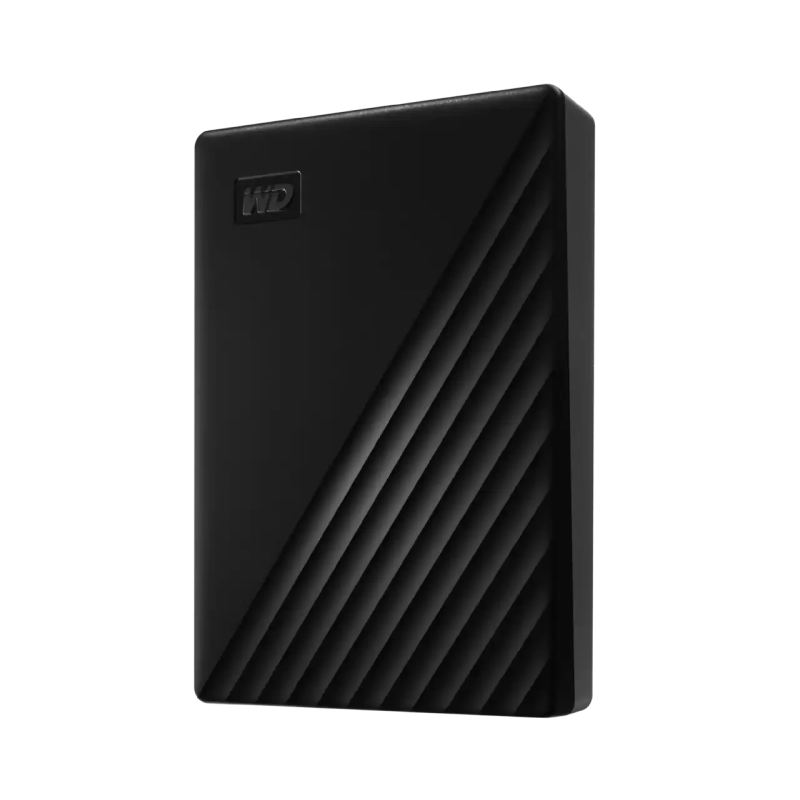 WD My Passport, 5TB, USB 3.2 Gen 1, External Hard Drive, Black (WDBPKJ0050BBK-WESN)