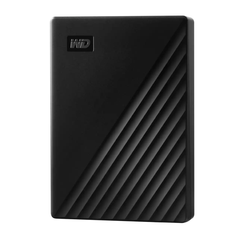 WD My Passport, 5TB, USB 3.2 Gen 1, External Hard Drive, Black (WDBPKJ0050BBK-WESN)