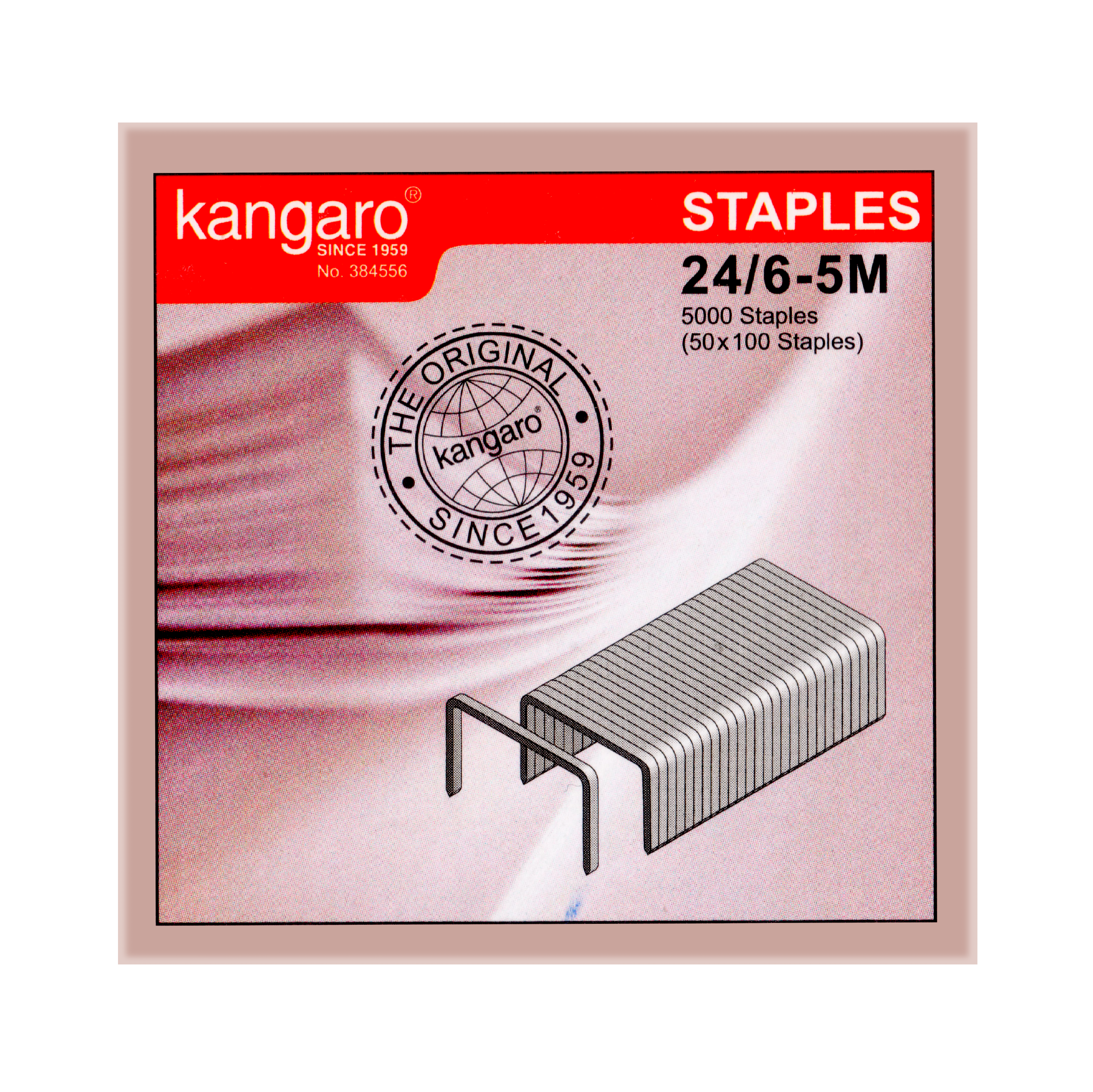 Kangaro Staples, 5000/Box (No.24/6-5M)