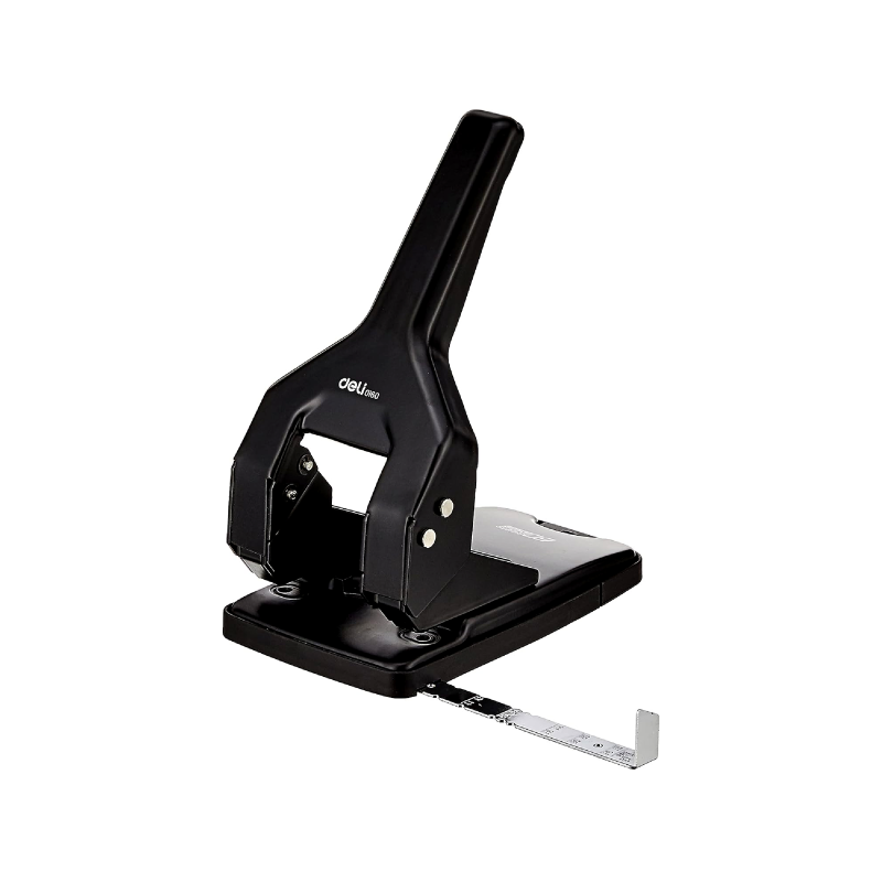 deli Heavy Duty 2-Hole Punch, 60 Sheet Capacity (E0160)