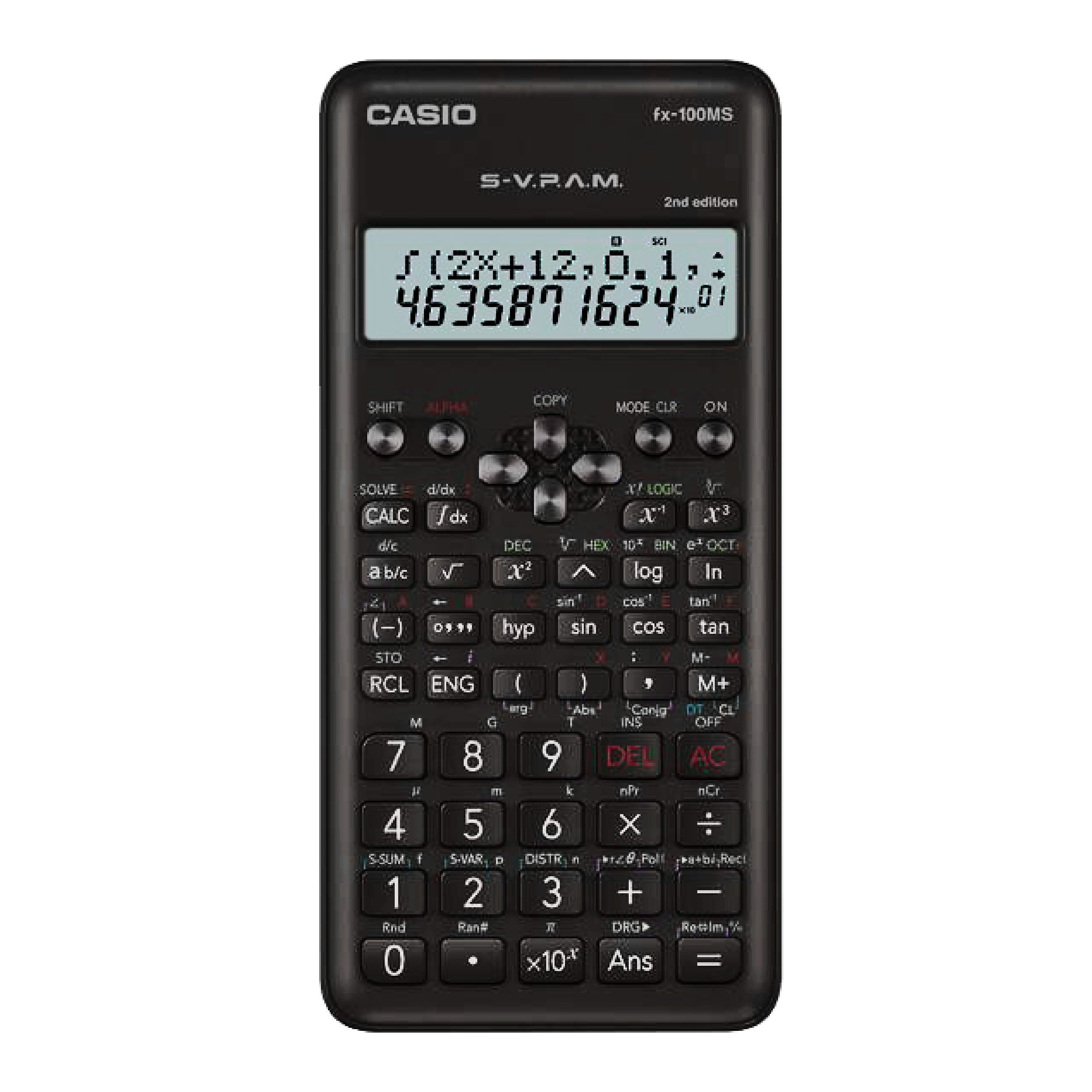 Casio Scientific Calculator, Non Programmable (fx-100MS-2)