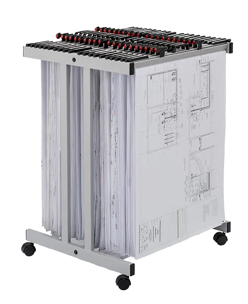 VistaPlan Trolley Carrier, A0, 20 Hangers Capacity (TA0)