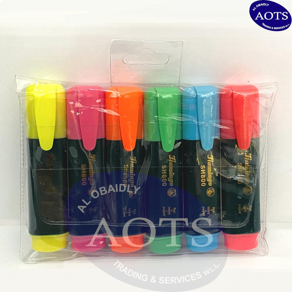 Flamingo Highlighters Assorted