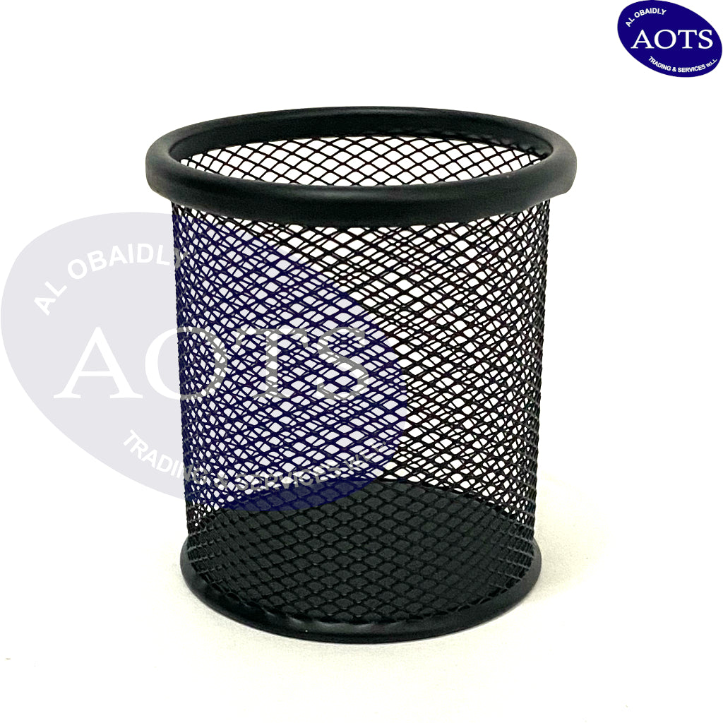 Pen Cup Metal Black