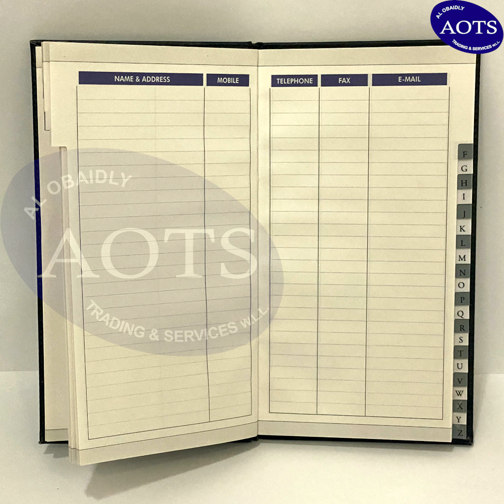 Telephone Index Book