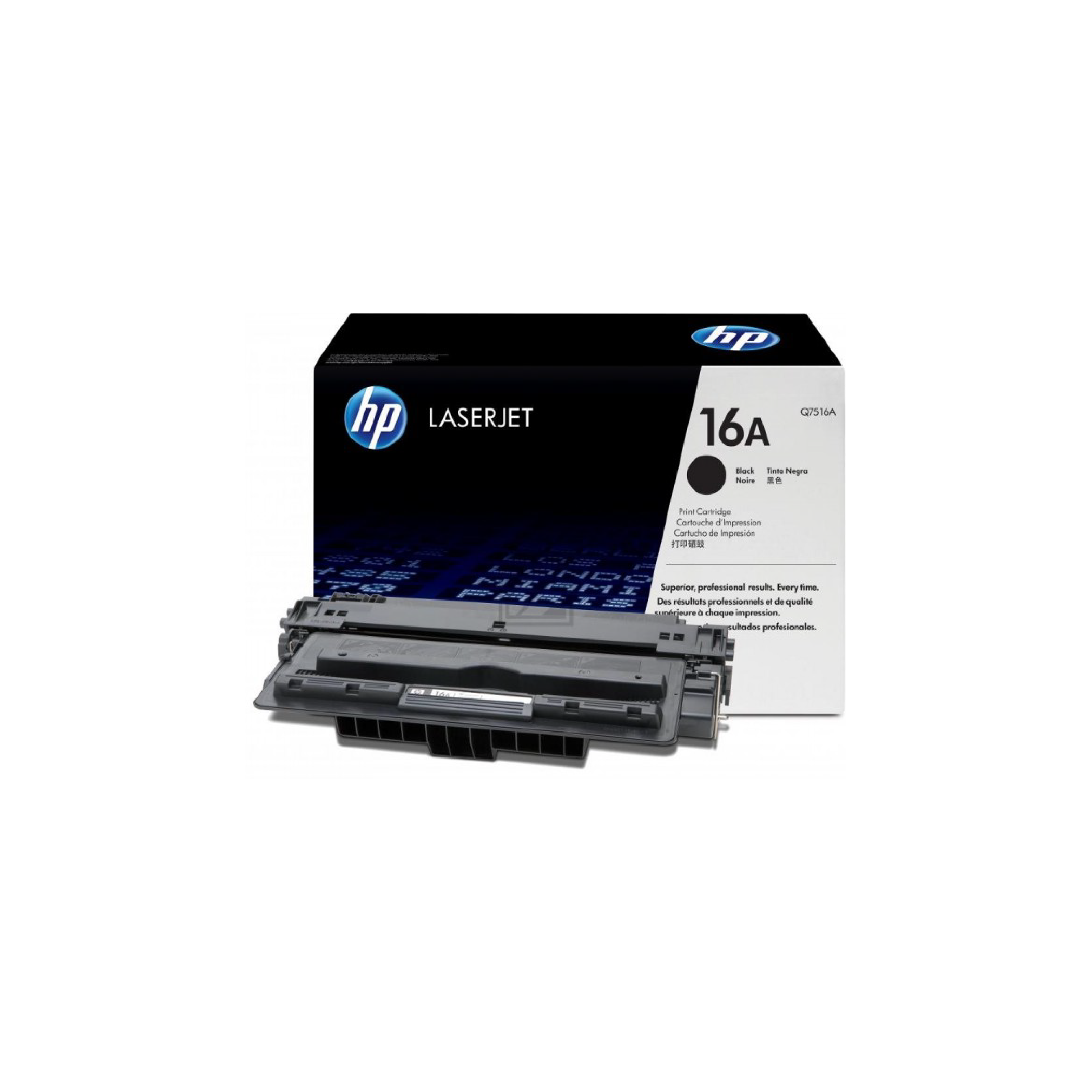 HP 16A LaserJet Toner Cartridge, Black Ink (Q7516A)