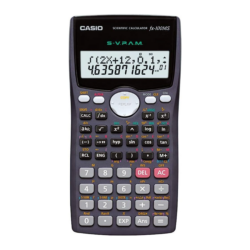 Casio Scientific Calculator, Non Programmable (fx-100MS)