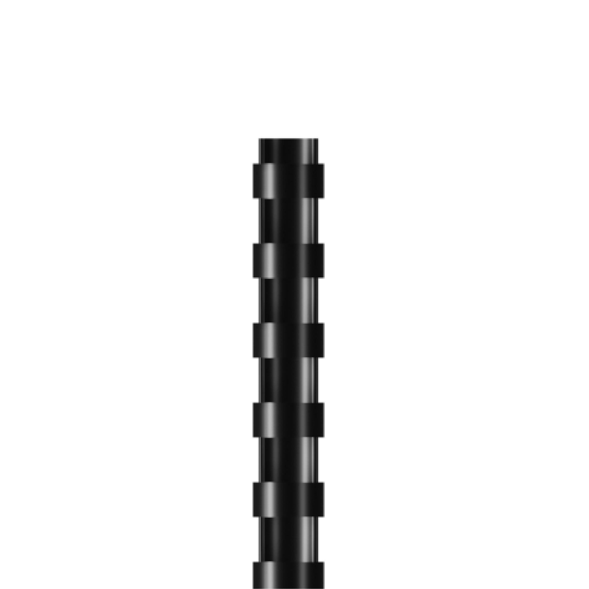 RAADO 12mm Plastic Spiral Binding Comb, Black