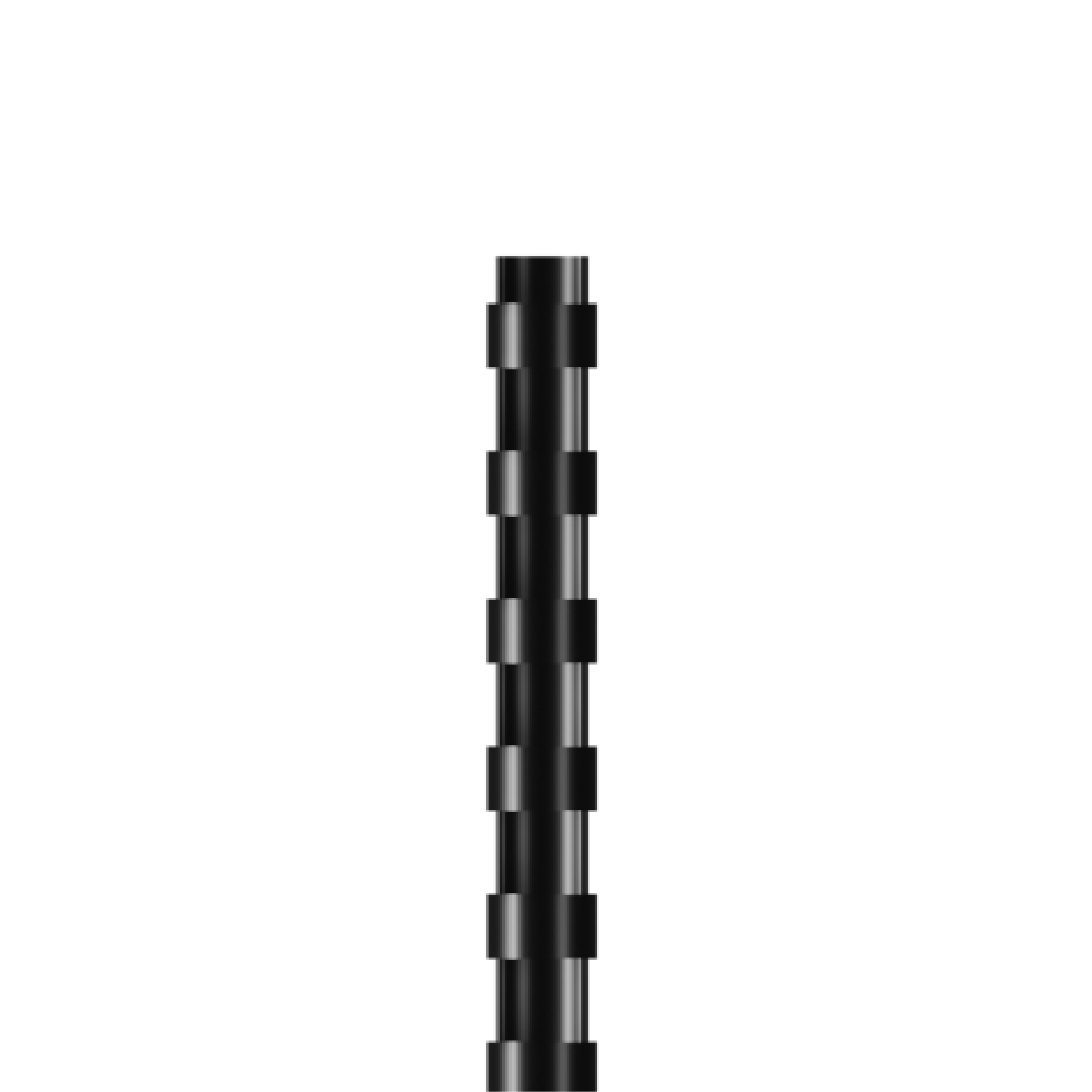 RAADO 10mm Plastic Spiral Binding Comb, Black