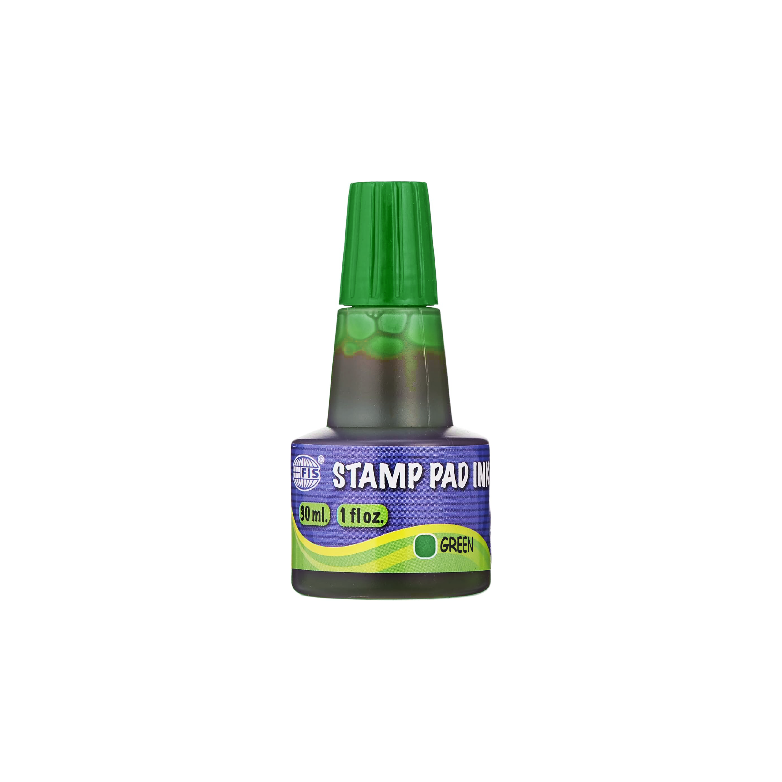 FIS Stamp Pad Ink, 30ml, Green (FSIK030GR)