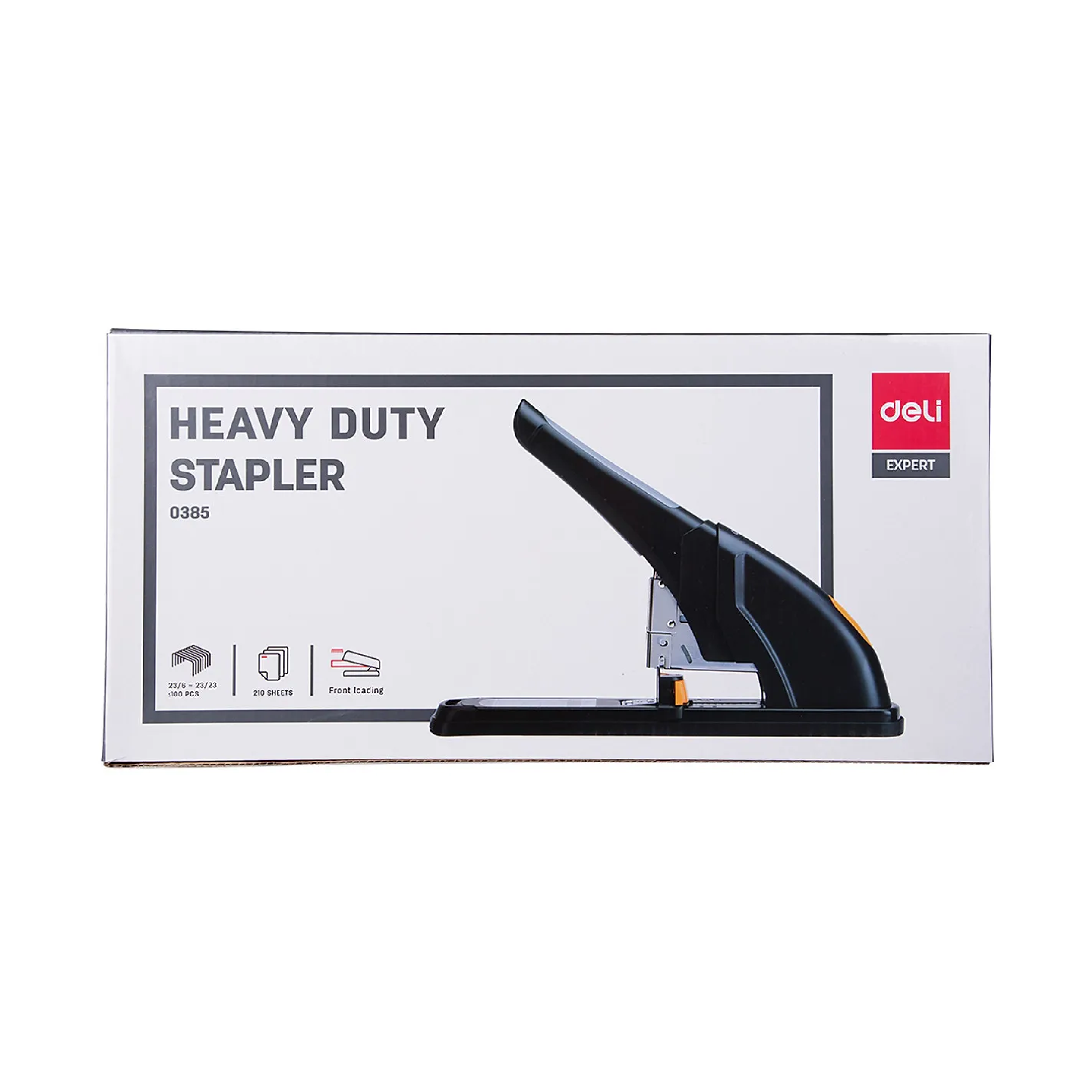 deli Heavy Duty Stapler, 210 Sheet Capacity (0385)