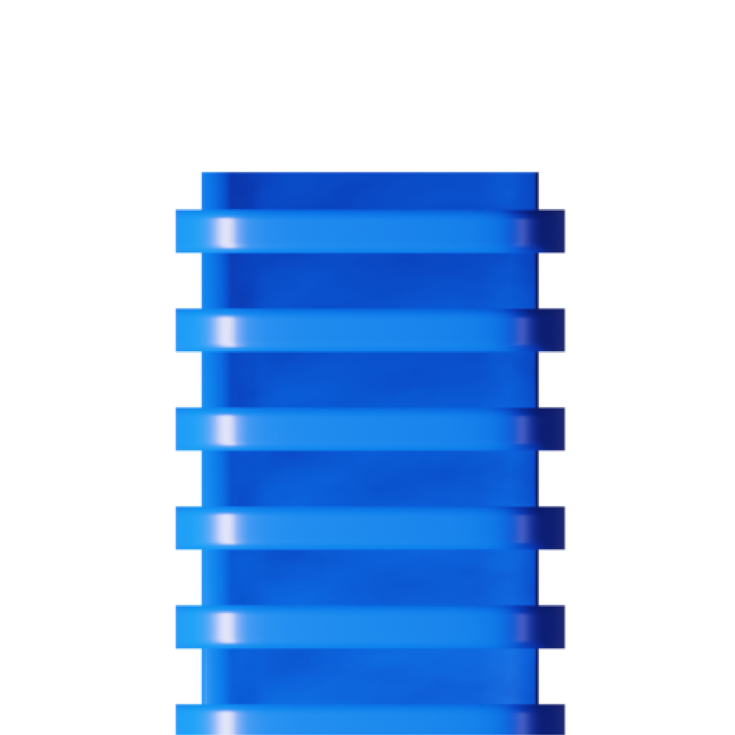 RAADO 51mm Plastic Spiral Binding Comb, Blue