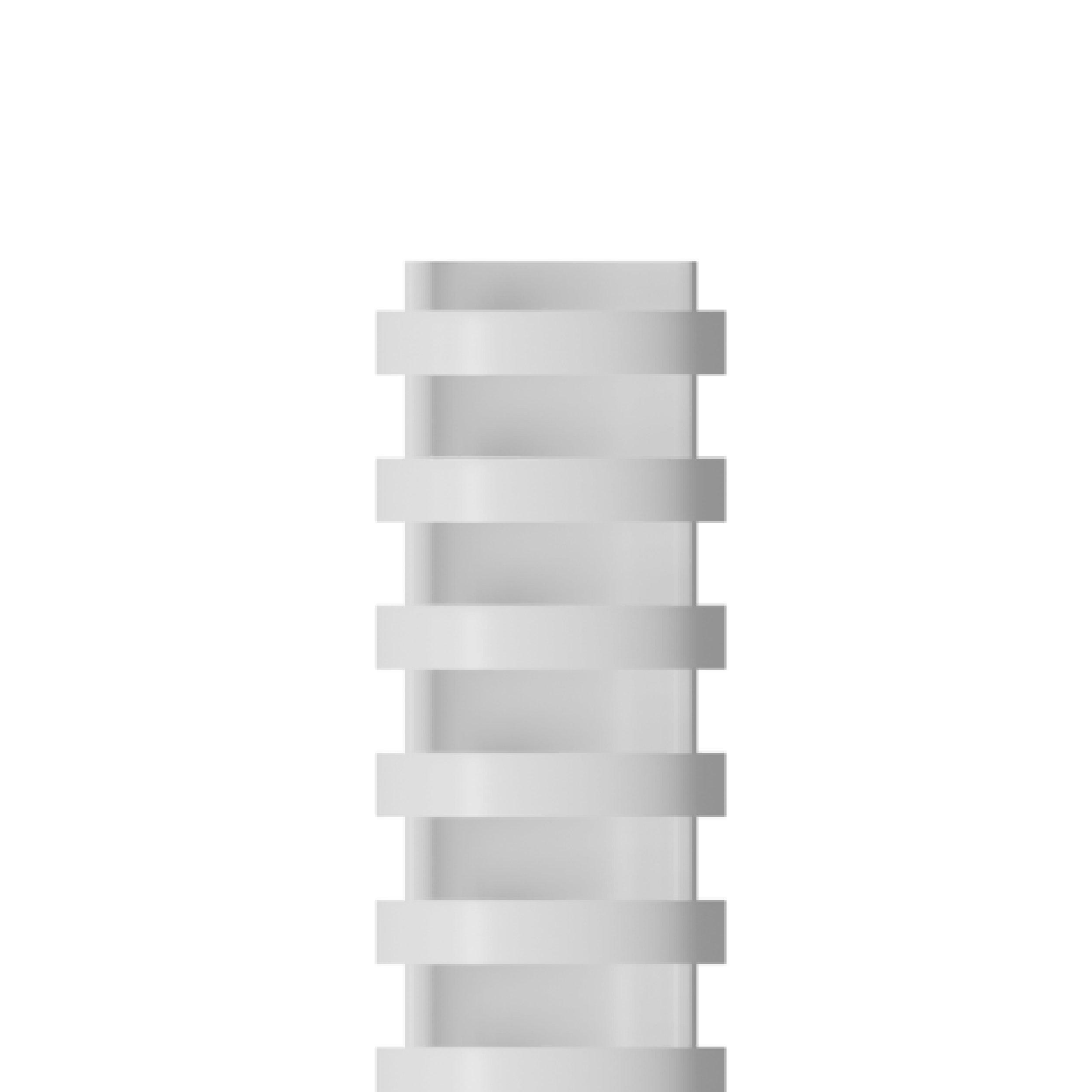 RAADO 32mm Plastic Spiral Binding Comb, White