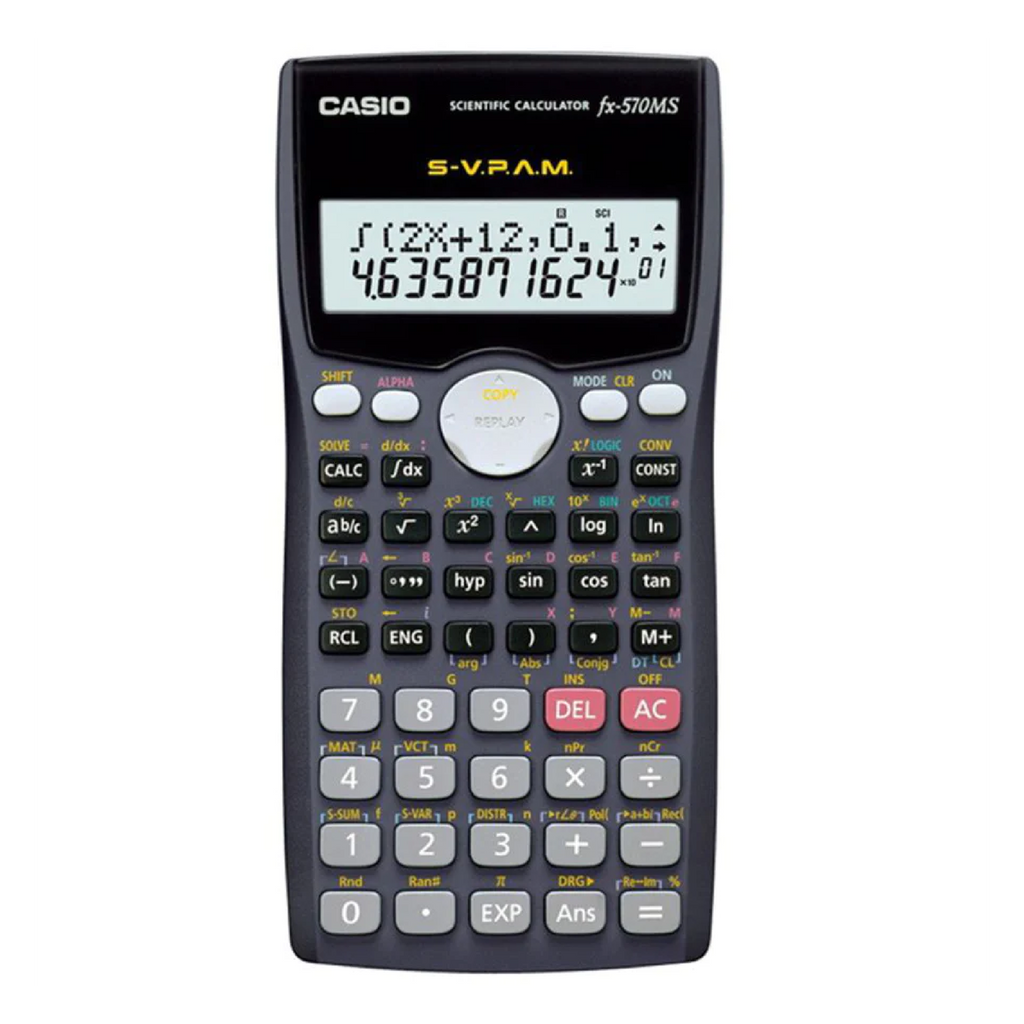 Casio Scientific Calculator Non Programmable fx 570MS PLUS