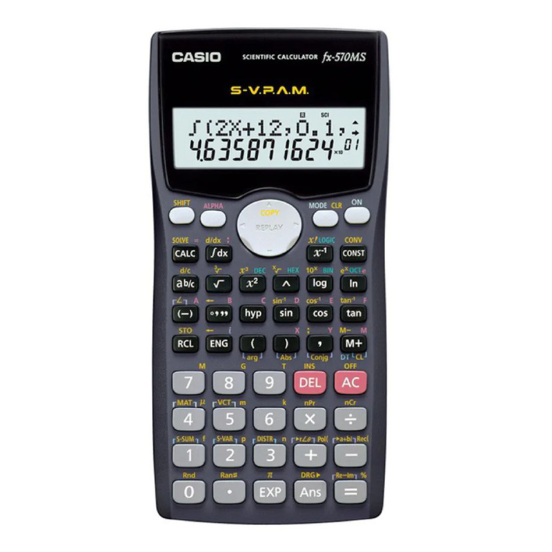 Casio Scientific Calculator, Non Programmable (fx-570MS PLUS)