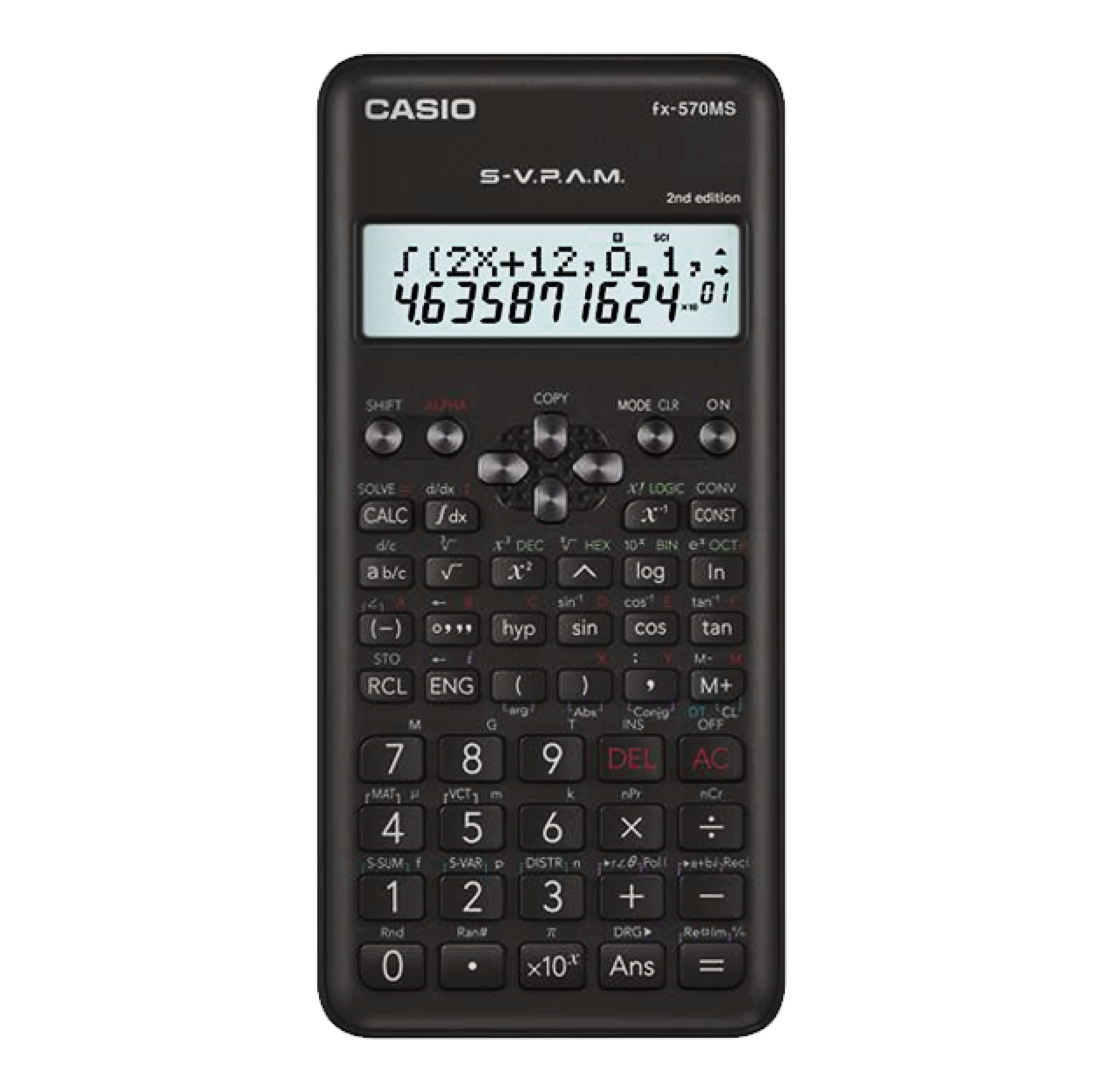 Casio Scientific Calculator, Non Programmable (fx-570MS PLUS-2)
