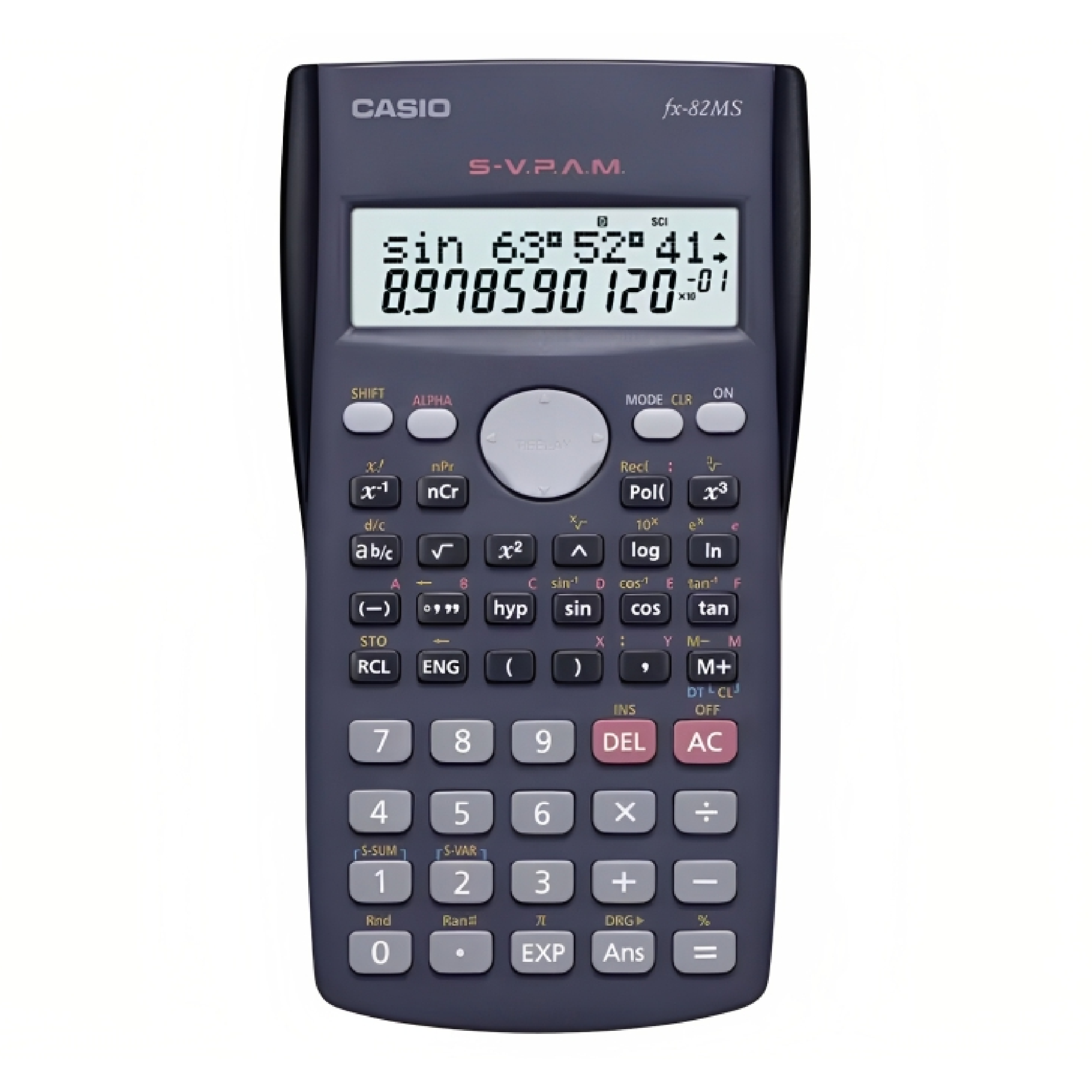 Casio Scientific Calculator, Non Programmable (fx-82MS)