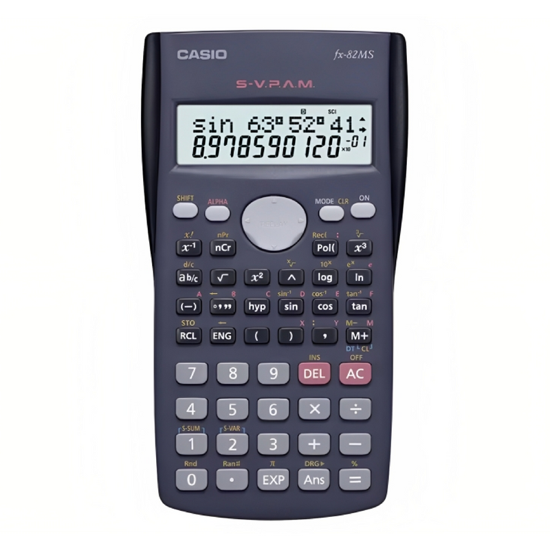 Casio Scientific Calculator, Non Programmable (fx-82MS)