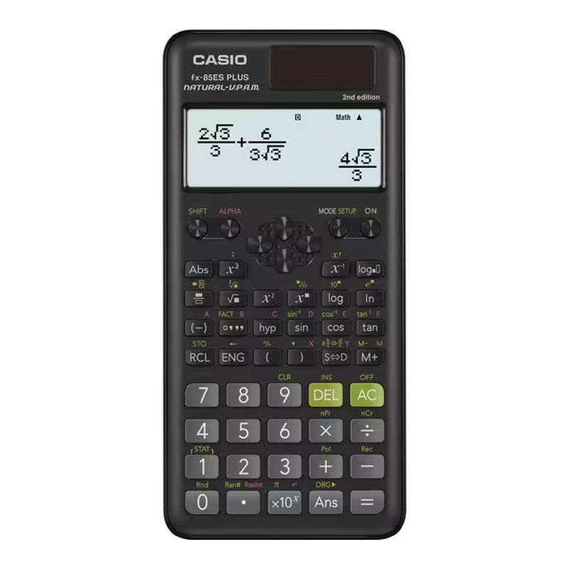 Casio Scientific Calculator, Non Programmable (fx-85ES PLUS-2)