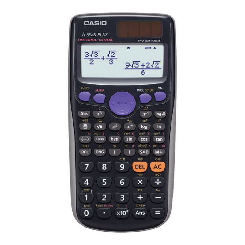 Casio Scientific Calculator, Non Programmable (fx-85ES PLUS)