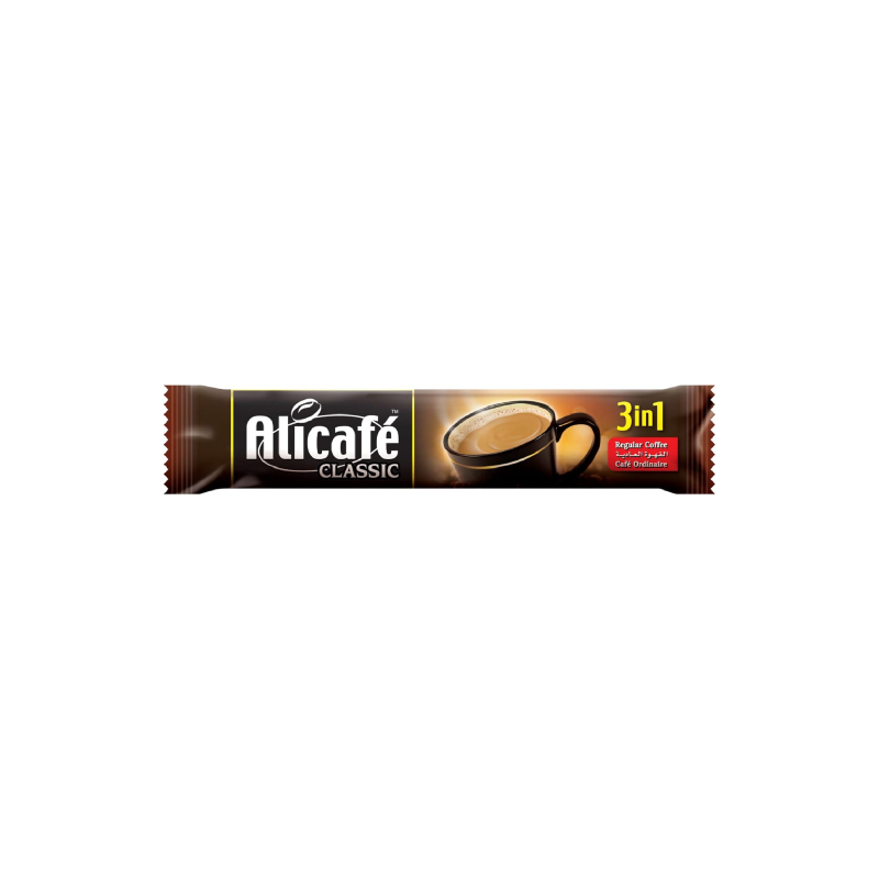 Single Sachet of Alicafe Classic Instant Coffee in 20g