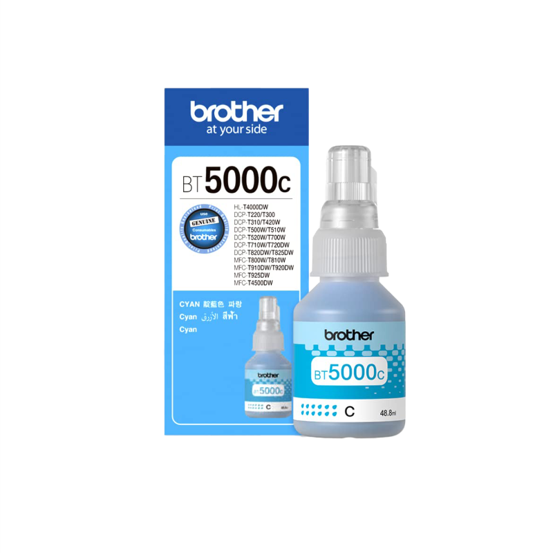 Brother BT5000C Cyan Ink Bottle (8ZC8C200140)