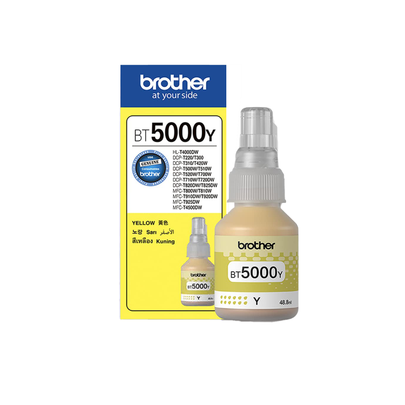 Brother BT5000Y Yellow Ink Bottle (8ZC8C200340)