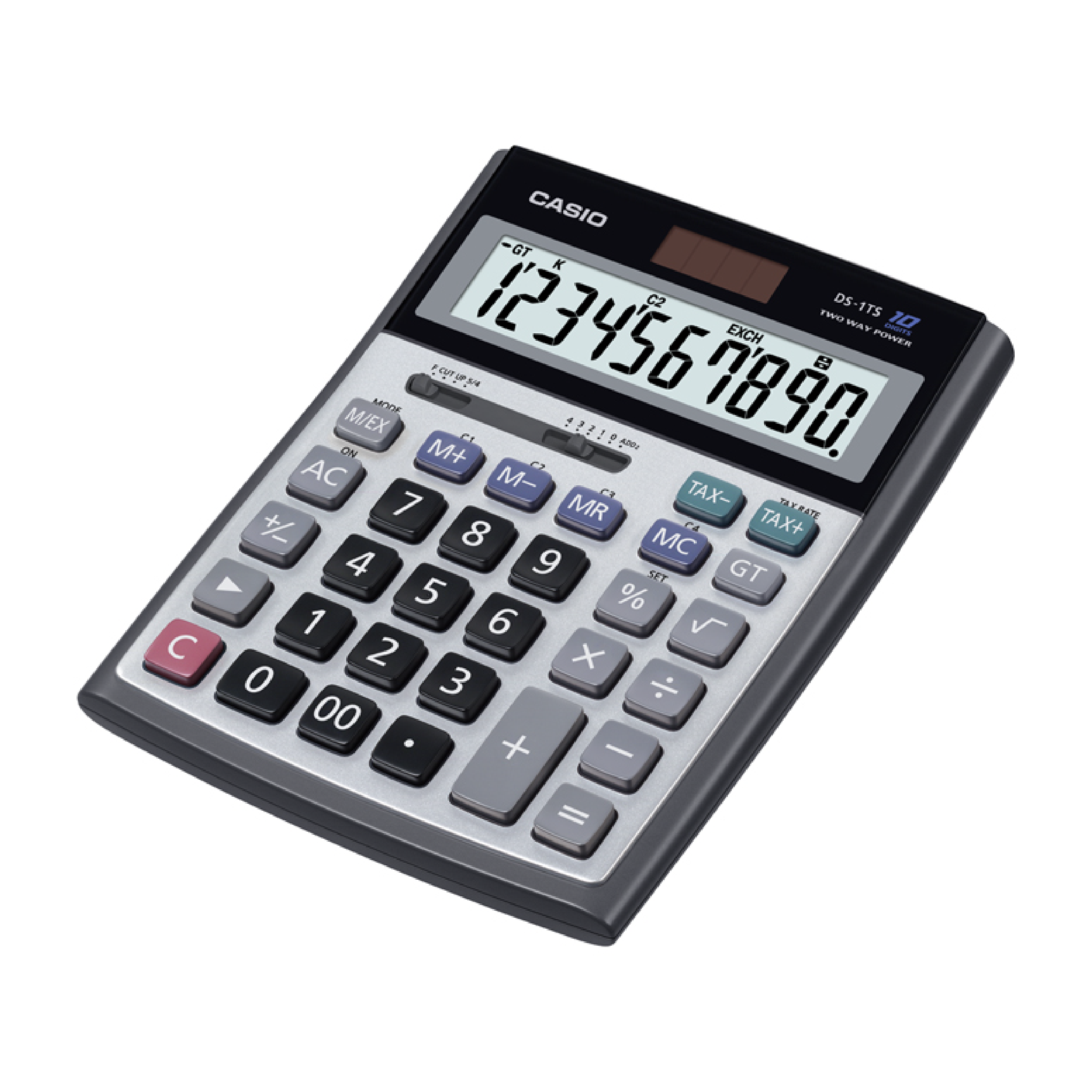 Casio 10-Digit Calculator, Desktop Type (DS-1TS)